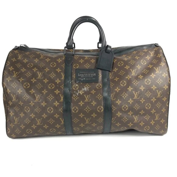 LOUIS VUITTON M41411 Monogram Waterproof Keepall-Bandouliere55 Duffle Bag - Picture 1 of 16